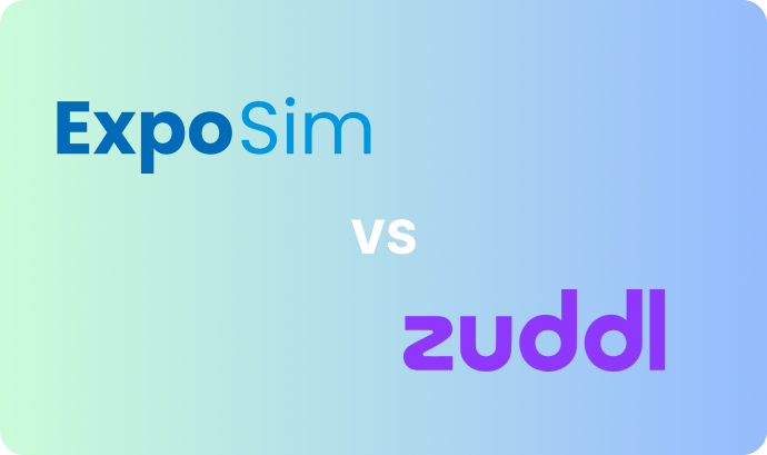 ExpoSim vs Zuddl Logo